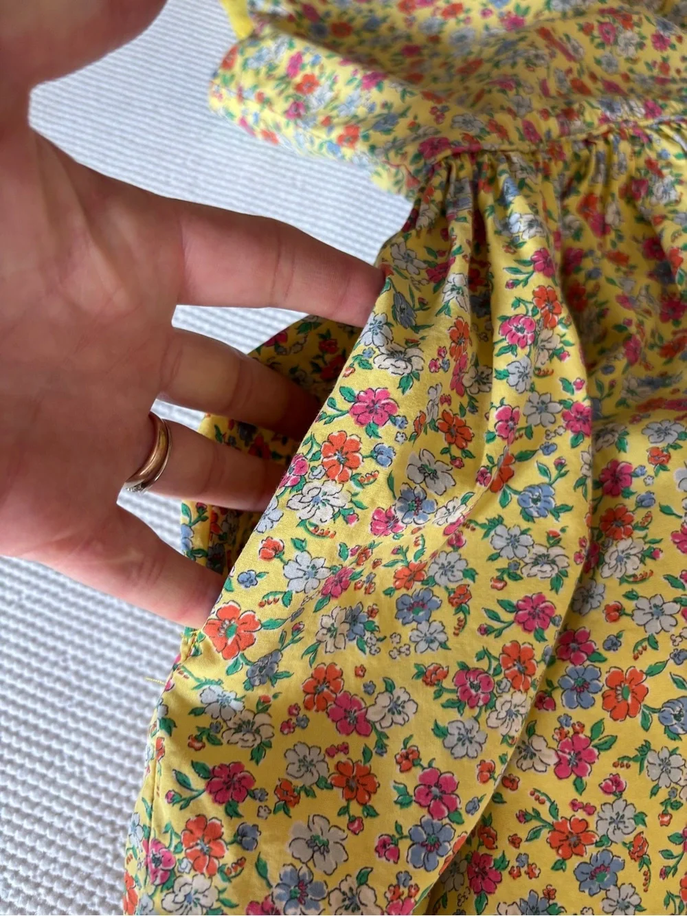 Polo by Ralph Lauren Yellow Floral Tank Dress